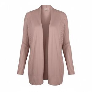 Philosophy Open Front Cardigan Lightweight Viscose Light Pink Size Large